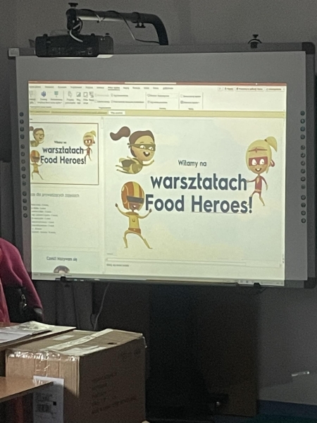Warsztaty ''FOOD HEROES''.
