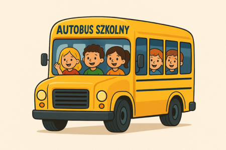 AUTOBUS SZKOLNY  SP IMBRAMOWICE  1. września - rozpoczęcie roku szkolnego 2025/2026.