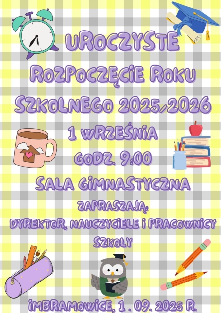 Uroczyste rozpoczęcie roku szkolnego 2025/2026