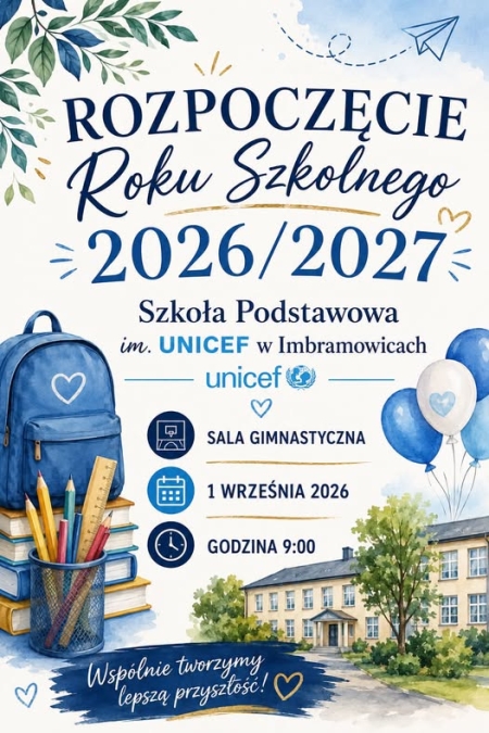 Uroczyste rozpoczęcie roku szkolnego 2026/2027