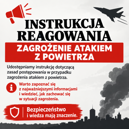 INSTRUKCJA REAGOWANIA – ZAGROŻENIE ATAKIEM Z POWIETRZA